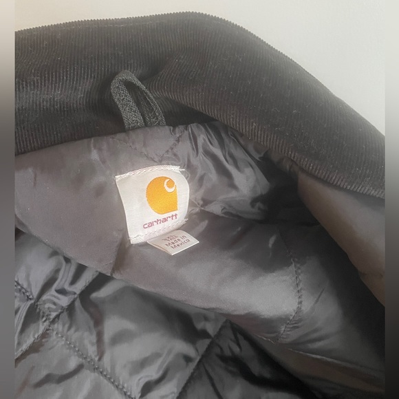 Men’s Black Carhartt Winter Jacket - Picture 2 of 5